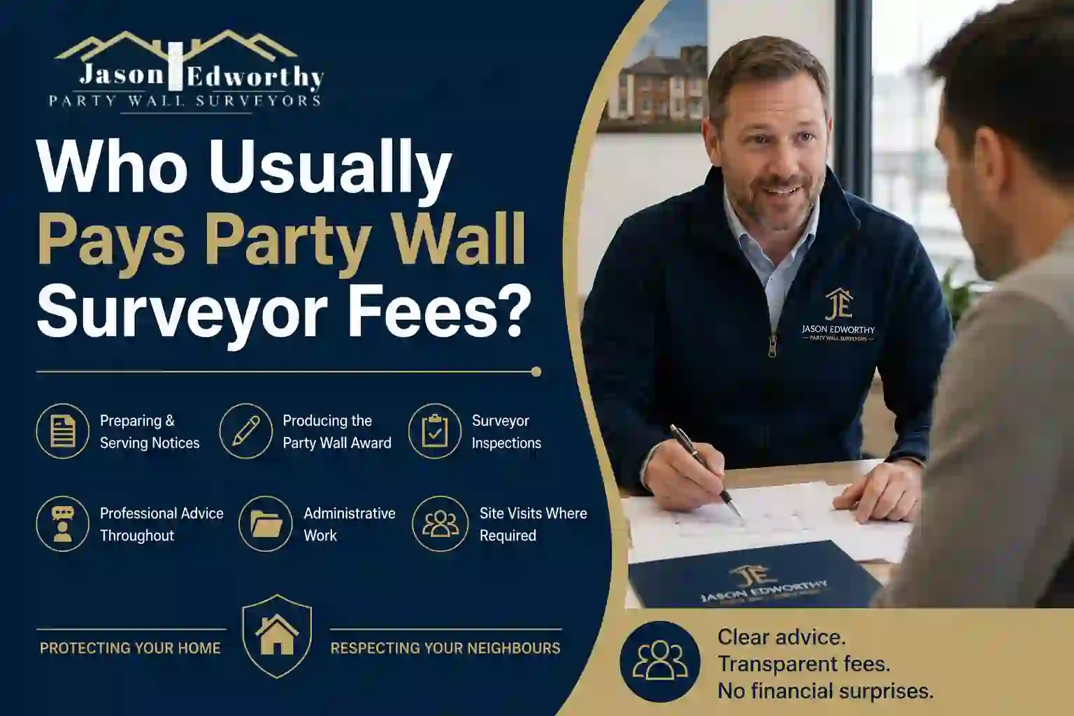 Who Usually Pays Party Wall Surveyor Fees Wolverhampton?